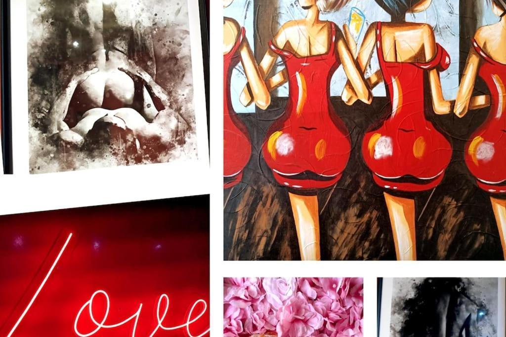 Appartement Balneo Et Sauna Prives The Red Room モーギオ エクステリア 写真